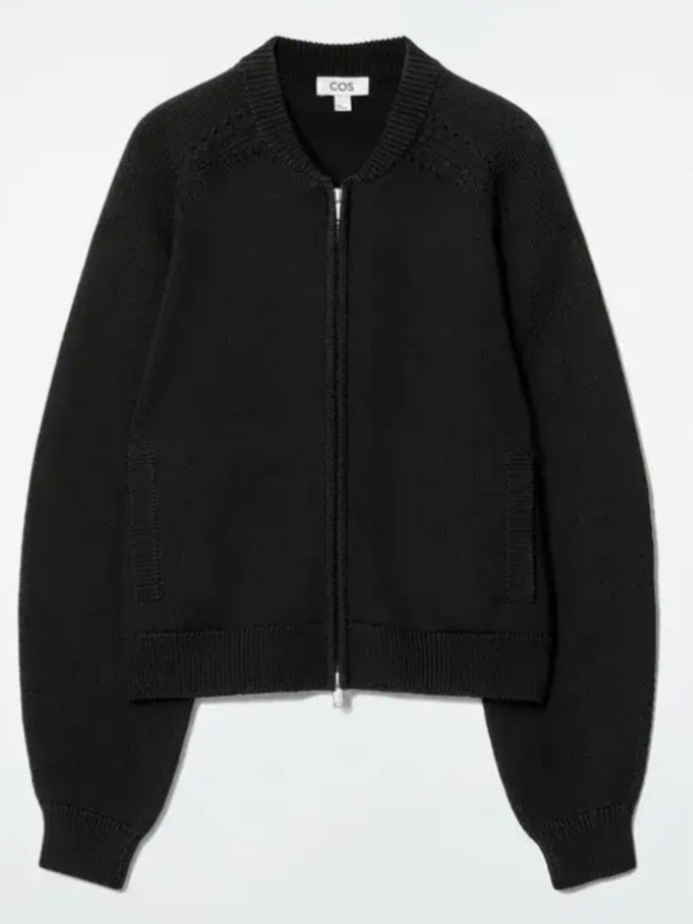 COS Pointelle-Knit Wool Jacket